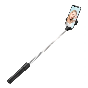HURTEL SELFIE STICK TELESKOPOWY TRIPOD DO TELEFONÓW 0.7M CZARNY KOMPAKTOWY