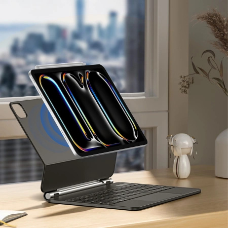 Etui Dux Ducis Keyboard (MK Series) z klawiaturą Bluetooth na iPad Pro 11 2024 - czarna