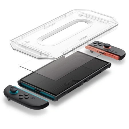 SPIGEN SZKŁO HARTOWANE GLAS.TR EZ FIT 2-PACK DO NINTENDO SWITCH OCHRONA