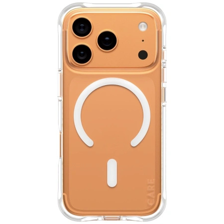 Etui CARE by PanzerGlass Fashionable Samba w. White MagSafe na iPhone 17 Pro - przezroczyste