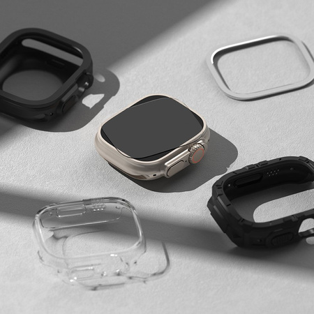 RINGKE SZKŁO HARTOWANE DO APPLE WATCH ULTRA 1 2 (49 MM) 4-PACK ANTYZARYSOWE