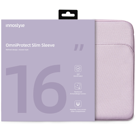 INNOSTYLE TORBA NA LAPTOPA 16" WODOODPORNA ETUI OMNIPROTECT SLIM FIOLETOWA