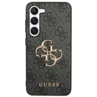 Etui Guess 4G Big Metal Logo na Samsung Galaxy S24+ - czarne