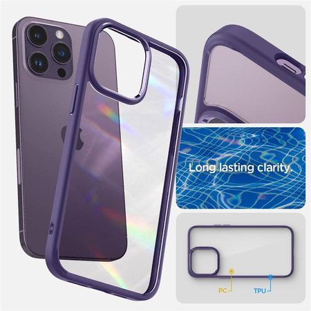SPIGEN ULTRA HYBRID IPHONE 14 PRO DEEP PURPLE