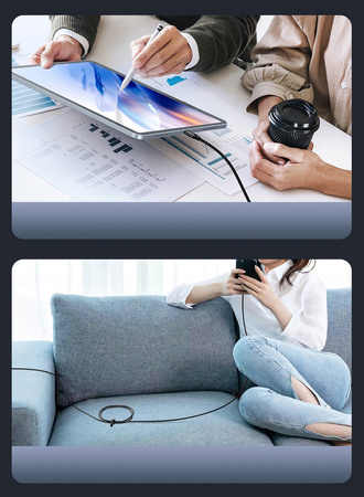 MCDODO KABEL USB-C SZYBKIE ŁADOWANIE DO SAMSUNG APPLE USB TYP C 5A 240W 2M