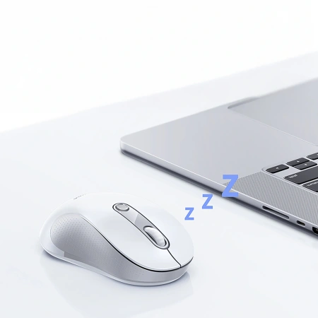 Mysz bezprzewodowa Baseus F02 ergonomiczna Bluetooth - biała