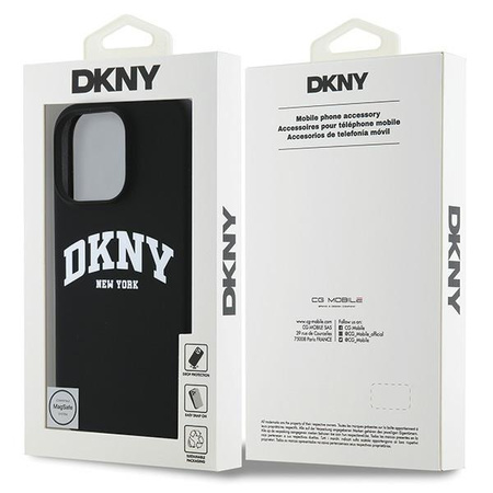 DKNY ETUI HARDCASE DO IPHONE 16 PRO 6.3 DO MAGSAFE Z LOGO DRUKOWANE