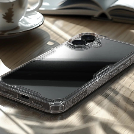NILLKIN ETUI NATURE PRO CASE DO IPHONE 16 LEKKIE OCHRONA TELEFONU Z CAMERĄ
