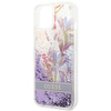 Guess GUHCP14MLFLSU iPhone 14 Plus 6,7" fioletowy/purple hardcase Flower Liquid Glitter