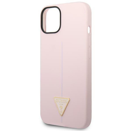 Guess GUHCP14MSLTGU iPhone 14 Plus 6,7" fioletowy/purple hardcase Silicone Triangle