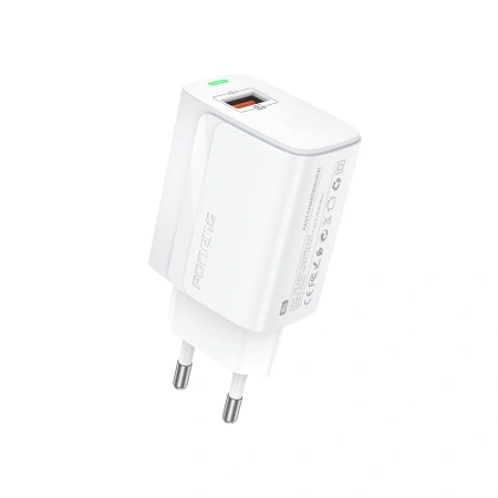 FONENG ładowarka sieciowa EU64 18W 1xUSB QC3.0 + kabel Lightning Biały