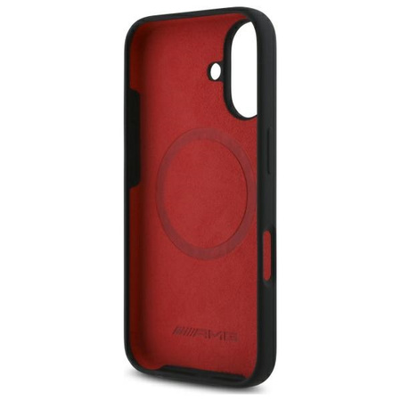 MERCEDES ETUI HARDCASE DO IPHONE 16 6,1 DO MAGSAFE CHECKERED FLAG PATTERN
