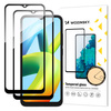 Wozinsky Full Glue Tempered Glass 2x szkło hartowane do Xiaomi Redmi A2 / Redmi A1 9H na cały ekran z czarną ramką