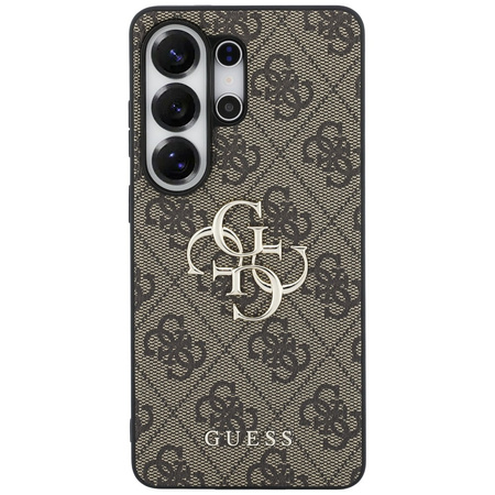 Etui Guess 4G Big Metal Logo do Samsung  Galaxy S26 Ultra brązowy