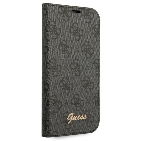 GUESS ETUI DO IPHONE 14 PRO 6,1 BOOK 4G Z LOGO VINTAGE GOLD