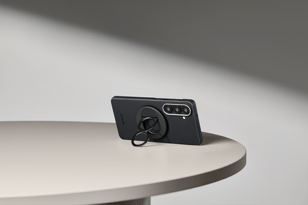 Pitaka Edge Case, Black/Grey Twill (Aaron Button) - Samsung Galaxy S26+