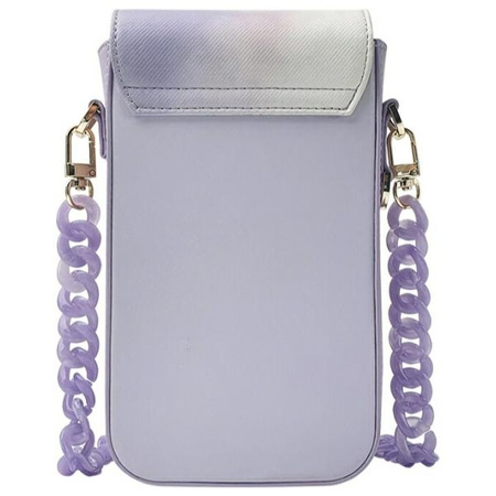Nimmy Zestaw 3w1 torebka na telefon +    portfel + etui na lokalizator fioletowy/purple Big Eyed Pet 2.0 Rabbit