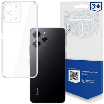 3MK POKROWIEC DO XIAOMI REDMI 12 CLEAR CASE ANTYWSTRZĄSOWE OCHRONA TELEFONU