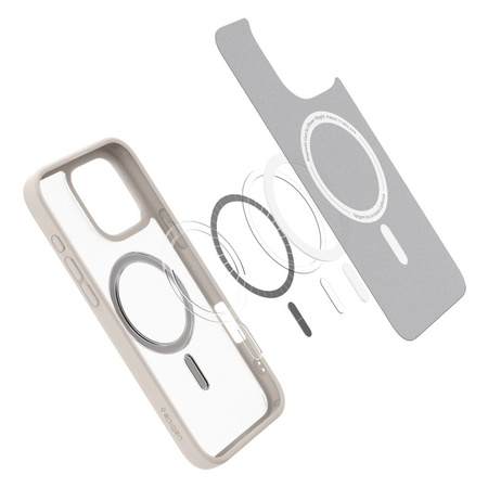 SPIGEN ULTRA HYBRID CASE DO IPHONE 16 PRO Z DO MAGSAFE I ZASTOSOWANIE