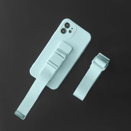 HURTEL ETUI ROPE CASE ŻELOWE DO SAMSUNG GALAXY S21 5G Z TORBĄ I ŁAŃCUSZKIEM