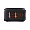 BASEUS ŁADOWARKA SIECIOWA QUICK CHARGER 2XUSB USB-C PD 30W 3A DO TELEFONÓW