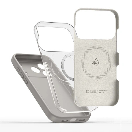 TECH-PROTECT ETUI SILIKONOWE MAGSAFE DO IPHONE 17 PRO Z FUNKCJĄ
