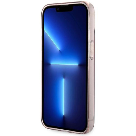 Etui Karl Lagerfeld KLHCP12MHNCHTCP na iPhone 12 /12 Pro - różowe Ikonik Choupette