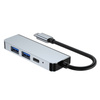 TECH-PROTECT HUB ADAPTER 4IN1 DO LAPTOPA USB-C Z WYJŚCIEM HDMI I ZASILANIEM