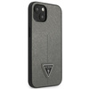 Guess GUHCP13SPSATLG iPhone 13 mini 5,4" srebrny/silver hardcase SaffianoTriangle Logo
