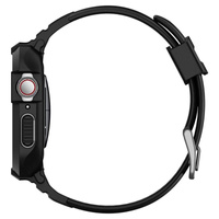 SPIGEN RUGGED ARMOR ”PRO” APPLE WATCH 4 / 5 / 6 / 7 / 8 / SE (44 / 45 MM) BLACK