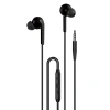 Słuchawki dokanałowe Dudao X3+ przewodowe minijack 3,5mm - czarne
