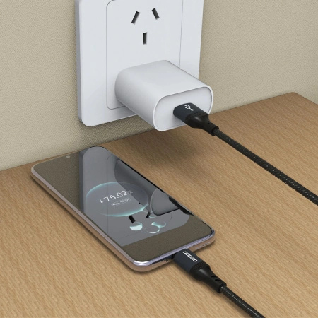 DUDAO KABEL USB-A USB-C 5A 1,2M DO SZYBKIEGO ŁADOWANIA TELEFONÓW I LAPTOPÓW