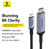 Kabel USB-C - HDMI Baseus BS-OH064 8K 60Hz 1,5m - czarny