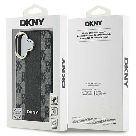 DKNY ETUI DO IPHONE 16 6.1 DO MAGSAFE HARDCASE CHECKERED WZÓR Z LOGO