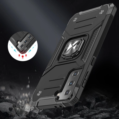 WOZINSKY RING ARMOR ETUI DO SAMSUNG GALAXY S22 PLUS Z MAGNETYCZNYM UCHWYTEM