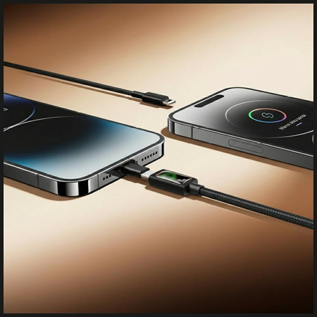 Kabel USAMS U92 30W USB-C do Lightning   1.2m czarny