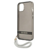 Guess GUHCP13SHTSGSK iPhone 13 mini 5,4" czarny/black hardcase Translucent Stap