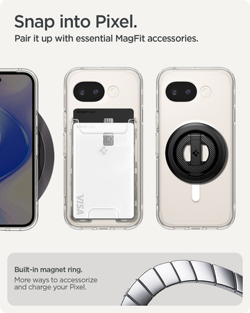 Spigen Ultra Hybrid MagSafe, clear white - Google Pixel 10a