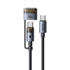 MCDODO KABEL USB-C 240W MAGSAFE 3 140W 2W1 SZYBKIE ŁADOWANIE DO MACBOOK 2M