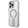 Etui Skinarma Helix do iPhone 16 Pro     Magnetic Charging 360 Rotating Stand titanium
