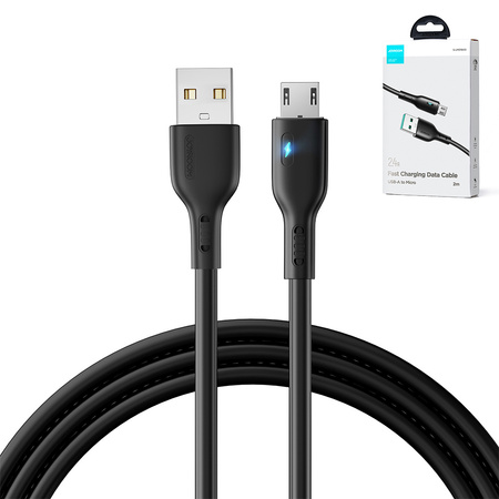 Kabel USB - micro USB 2.4A 2m Joyroom S-UM018A13 - czarny