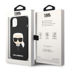 Karl Lagerfeld KLHMP14MSLKHBK iPhone 14 Plus 6,7" hardcase czarny/black Silicone Karl`s Head Magsafe