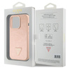 GUESS ETUI DO IPHONE 15 PRO MAX Z LOGO TRIANGLE I METALOWYM WYKOŃCZENIEM