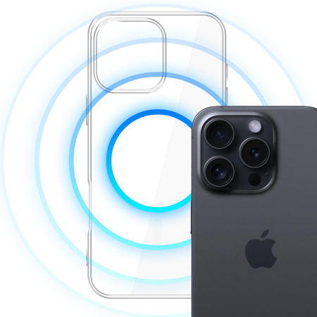3MK ETUI CLEAR MAGCASE DO IPHONE 16 PRO DO MAGSAFE PRZEZROCZYSTE OCHRONNE