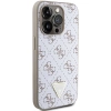 Etui Guess 4G Triangle Metal Logo na iPhone 15 Pro Max - białe