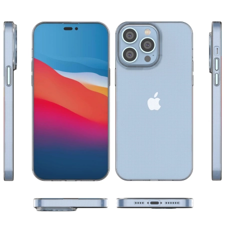 HURTEL ETUI DO IPHONE 14 PRO MAX ŻELOWY POKROWIEC 0.5MM ULTRA CLEAR