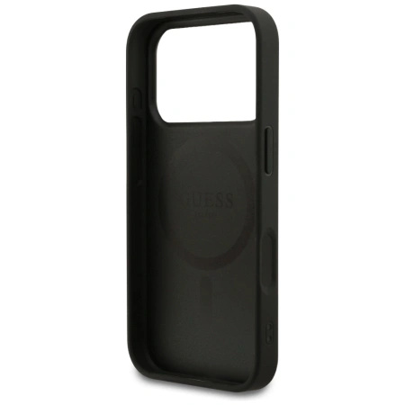GUESS ETUI 4G RING CLASSIC LOGO DO IPHONE 17 PRO Z MAGNETYCZNYM