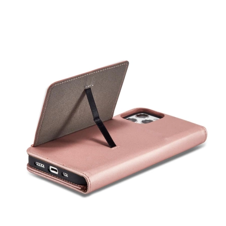 HURTEL ETUI DO IPHONE 12 PRO MAGNET CARD CASE POKROWIEC PORTFEL Z PODSTAWKĄ
