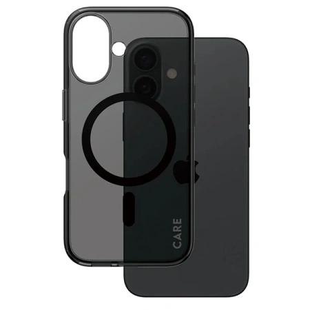 Etui CARE by PanzerGlass Flagship Case z MagSafe na iPhone 16 - półprzezroczyste