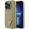 Etui Guess GUHCP14LHDGTPD na iPhone 14 Pro - złote Rhinestone Triangle